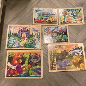 Melissa & Doug puzzle lot